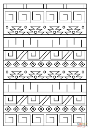 Inca Pattern Coloring Page Free Printable Coloring Pages Pattern Coloring Pages Inca Art Inca