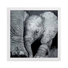 Our art featuring animals outside their natural. Mommy S Baby Elephant Wall Art Prints By Jerry Winick Minted