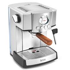 Check boiler pressure is at 1.0 bar (needle on right hand side of gauge in red band).check machine is switched to to position 2 (element symbol) on on/off switch. 19 Bar Espresso Maker Brim