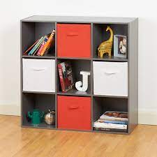 Craftroom, love the cube storage & narrow shelves full of jars. Children S Home Furniture 9 Cube Storage Unit White Red Boxes Childrens Kids Bedroom Toy Basket Shelves Home Furniture Diy Goldenvillainn Com