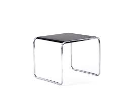 Frame in nickel plated steel tube and crystal glass top 10 mm thick. Knoll International Laccio Table By Marcel Breuer 1925 Designer Furniture By Smow Com