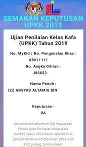 Tahniah kepada pelajar yang berjaya mendapat keputusan cemerlang dalam peperiksaan ujian penilaian kelas kafa tahun 2019. Chenta Sa Juta Chupettes Upkk 2019