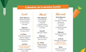 Imprimez semainier planning de semaine agenda imprimable. Comment Organiser Les Repas De Famille Lorsqu On Teletravaille Quitoque