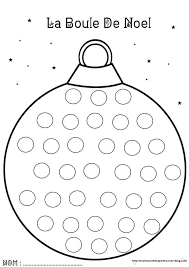 boule de noel gommettes le blog nounoucoindespetits prescolaire coloriage olaf