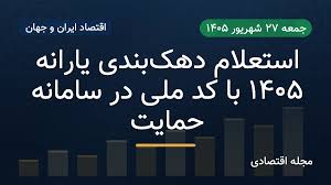 استعلام دهک‌بندی یارانه ۱۴۰۵ با کد ملی در سامانه حمایت|مجله اکو مگ