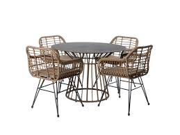 Tables de 4, 6, 8 personnes pour recevoir et déjeuner dans votre jardin. Ensemble Table Ronde Et Chaise Conforama