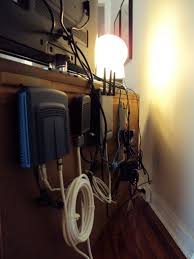 Mount Modem Etc To Back Of Desk Hide Router Hide Cables Hide Cable Box