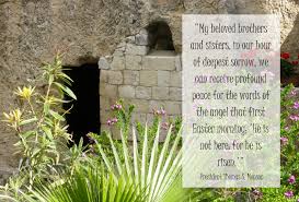 Raise your joys and triumphs high; Easter Garden Quotes He Is Not Here For He Is Risen Quote The Idea Door Dogtrainingobedienceschool Com