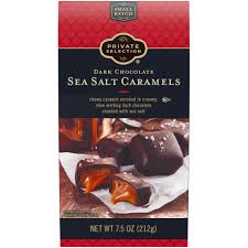 The new bourbon caramel squares rolled out to coincide with the event. Private Selection Dark Chocolate Sea Salt Caramels 7 5 Oz Kroger