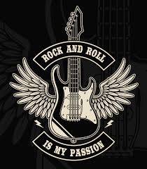Download Rock And Roll Guitar With Wings Illustration Vector Art Choose From Over A Million Free Vectors Clip Rock Band Posters Rock N Roll Art Rock And Roll