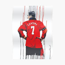 Eric cantona words poster a1 to a4 (icon/maverick/manchester united). Poster Eric Cantona Redbubble