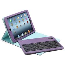 Aduro Tablet Case W Bluetooth Removable Keyboard For Ipad Purple Turquoise Apple Ipad Apple Ipad Air Tablet Case