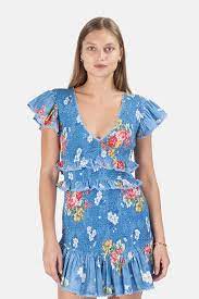 This is one of those brands that keep you looking chic no matter where you are or whatever you are doing. Loveshackfancy Sonora Dress Marine Blue Garmentory