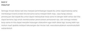 Proposal penelitian adalah salah satu jenis karya ilmiah yang bertujuan untuk mengusulkan proyek penelitian, baik dalam bidang sains maupun untuk kepentingan. Contoh Proposal Usaha Makanan Ringan Singkat Dan Meyakinkan Mojokbisnis Com