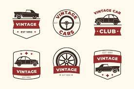 Vintage Design Car Logo Collection Vintage Logo Design Logo Collection Retro Logos