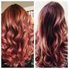 Rose Gold Champagne Copper Hair
