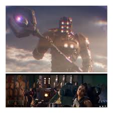 The marvel cinematic universe keeps getting bigger. In Thor Ragnarok The Robot Bartender Looks Like The Celestial From Gotg Marvelstudios