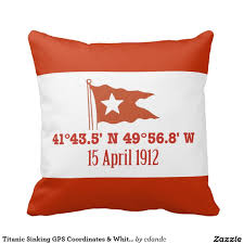 titanic sinking gps coordinates & white