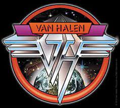 Van Halen Space Logo Sticker Rock Band Posters Rock Band Logos Van Halen