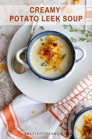 Cream Of Leek And Potato Soup Recipe In 2020 Creamy Potato Leek Soup Lunches And Dinner Slow Cooker Dinner