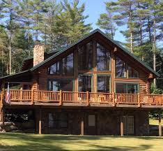 lakefront log chalet crystal lake vr5764 adirondack by owner llc lakefront log chalet crystal lake