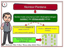 Dalam matematik, nombor perdana adalah nombor asli yang lebih besar daripada 1, yang faktor pembahaginya cuma 1 dan bilangan itu sendiri. Apa Itu Nombor Koleksi Bbm Portal Pilihan Guru Masa Kini Facebook