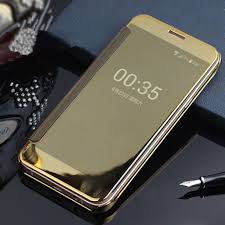 Capa Clear View Galaxy A5 2016 Smart Flip Mirror Case For Samsung A5 2017 A520f Capa Clear View Pu Leather Hard Pc Plastic Screen Mirror Phone Fundas S Phone Phone Case Cover Flip Phone Case
