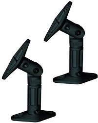 Universal Adjustable Extended Ceiling Wall Mount Brackets For Home Theatre Satellite Speakers Qua Surround Sound Speakers Surround Speakers Satellite Speakers