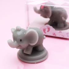 Safari Elephant Candle Favors Candle Favors Baby Shower Candles Elephant Candle