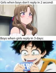 Wow She Replied Anime Meme Anime Memes Anime Memes Funny Anime Funny