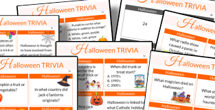 Free printable questions are really easy for kids to fill out due to the fact that they are developed to … Halloween Trivia Questions Organized 31
