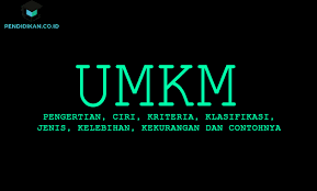 Umkm Pengertian Ciri Kriteria Jenis Contoh Lengkap
