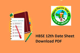 Entrance exams after cbse class 12 board exams 2021. Hbse 12th Date Sheet 2022 Haryana Board Senior Secondary Exam Date