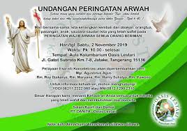Bagi anda yang ingin menggunakan sarana pengasihan spiritual. Oasis Lestari Undangan Peringatan Arwah Semua Orang Facebook