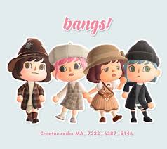 Animal Crossing Qr S Instagram Profile Post Bangs For When You Have Hats On A Check Out The Creat New Animal Crossing Animal Crossing Hair Animal Crossing