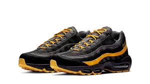 Finishing off the shoes are the orange accents which can be seen on the air sole unit, inner lining, and pattern along the side panel. Nike Air Max 95 Essential I 95 Pack Black Orange Where To Buy Bv6064 001 The Sole Supplier