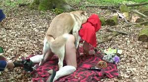 Role play into the woods for extreme zoophilia perversions