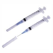 BD Syringe-Needle Combination 3cc, 20G X 1, Luer Lock, 100 ...
