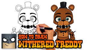 Please everyone especially children, is to develop. How To Draw Withered Freddy Five Nights At Freddy S Youtube