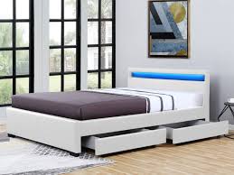 Led beleuchtung günstig online kaufen bei amazon.de. Led Bett Mit Bettkasten Alois 160 X 200 Cm Weiss Kaufen