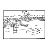 Gift him swimming coloring sheets. Summer Coloring Pages Almanac Surfnetkids