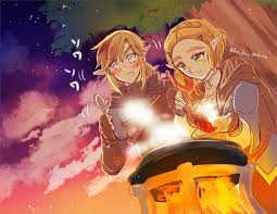 The Legend Of Zelda Breath Of The Wild Sequel Release Date Legend Of Zelda Breath Of The Wild Sequel Inspired Art Link And Princess Zelda Cooking Eating Food Bo Legend Of Zelda Memes Zelda Funny Legend Of Zelda