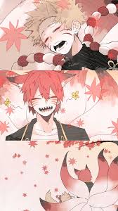 Fox Bakugou Katsuki Fox Kirishima Eijirou Anime My Hero Academia Manga Hero