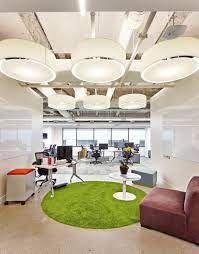 Confidential High Tech Client A New Office With Modern Interior Workspaces Office Design Interior Workspaces Top Interior Design Firms Modern Interior