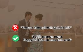 Buat kamu yang sedang mencari kumpulan contoh pertanyaan lucu buat pacar, teman atau keluarga yang berkaitan tentang cinta asmara atau hal hal gajah terbang dengan apa ? 8 Pertanyaan Kreatif Saat Pdkt Yang Memancing Obrolan Panjang Antara Kamu Dengan Si Dia