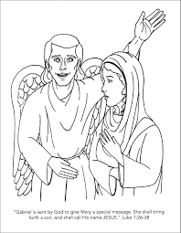 Download angel coloring sheet and use any clip art,coloring,png graphics in your website, document or presentation. Coloring Pages Mary And Angel Coloring Home