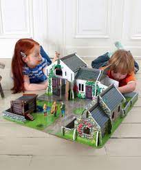 Elc Cobblestone Farm Play Set Farm Toys Animals Mothercare Farm Toys Farm Yard Playset