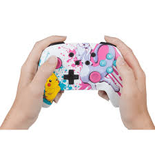 Not to mention, it also features amiibo scanning, motion controls, and hd rumble. Enhanced Wireless Controller For Nintendo Switch Pokemon Battle Powera