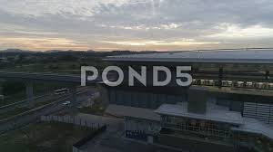 Stesen mrt kwasa sentral (ms); Aerial Video Of Mrt Kwasa Sentral During Stock Video Pond5