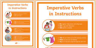 The user must register, log in and post a question. Imperative Verbs In Instructions Posters Teacher Made